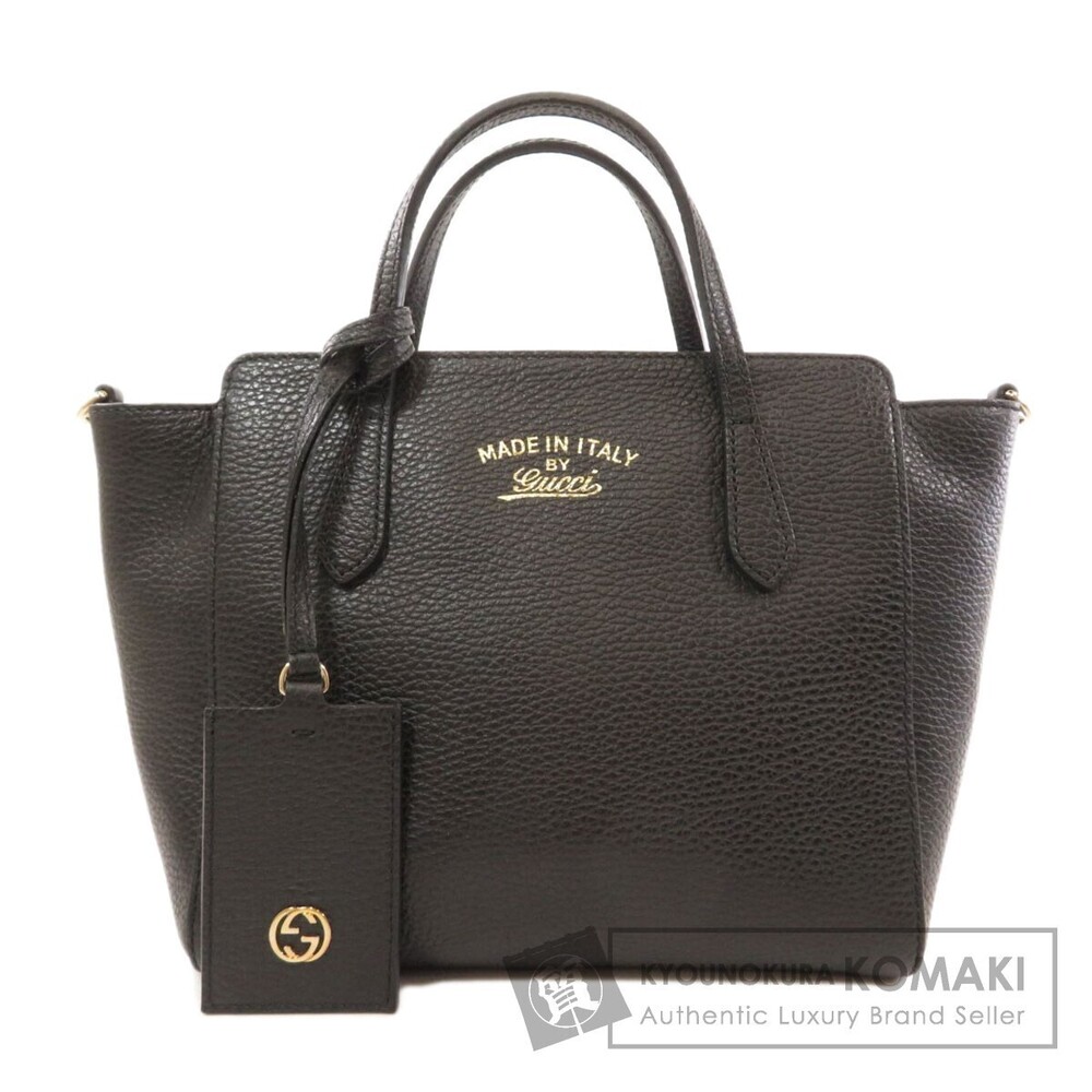 Gucci Logo Motif Handbag Calfskin